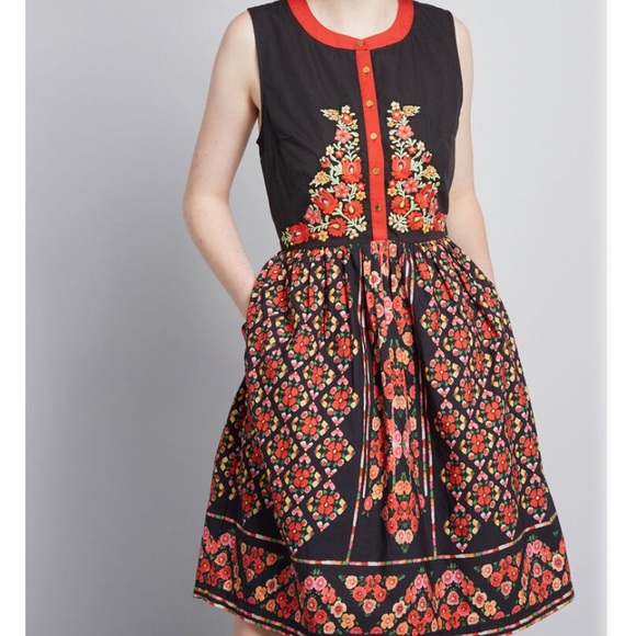 Modcloth Dresses & Skirts - A Conversation Masterpiece Modcloth Dress